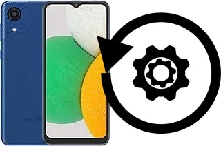 Zurücksetzen oder reset a Samsung Galaxy A03 Core