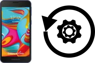 Zurücksetzen oder reset a Samsung Galaxy A2 Core