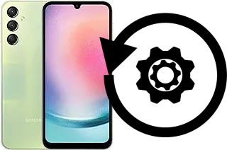 Zurücksetzen oder reset a Samsung Galaxy A24 4G
