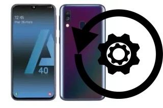 Zurücksetzen oder reset a Samsung Galaxy A40s