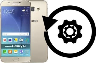 Zurücksetzen oder reset a Samsung Galaxy A8 (SCV32)