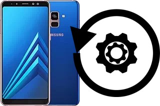 Zurücksetzen oder reset a Samsung Galaxy A8+ (2018)