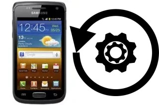 Zurücksetzen oder reset a Samsung Galaxy W I8150