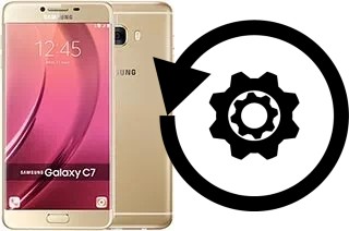 Zurücksetzen oder reset a Samsung Galaxy C7