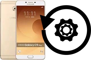 Zurücksetzen oder reset a Samsung Galaxy C9 Pro