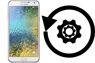 Zurücksetzen oder reset a Samsung Galaxy E7