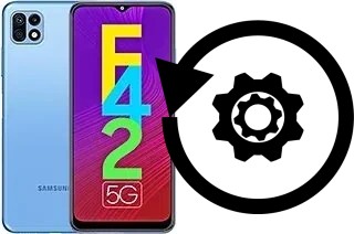 Zurücksetzen oder reset a Samsung Galaxy F42 5G