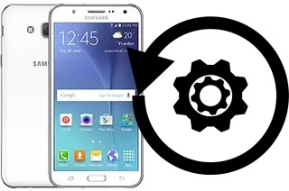 Zurücksetzen oder reset a Samsung Galaxy J5