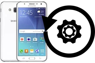 Zurücksetzen oder reset a Samsung Galaxy J7