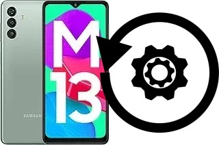 Zurücksetzen oder reset a Samsung Galaxy M13 (India)