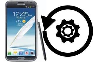 Zurücksetzen oder reset a Samsung Galaxy Note II CDMA