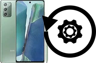 Zurücksetzen oder reset a Samsung Galaxy Note20 5G