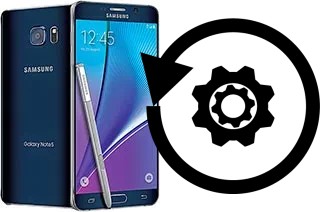 Zurücksetzen oder reset a Samsung Galaxy Note5 Duos