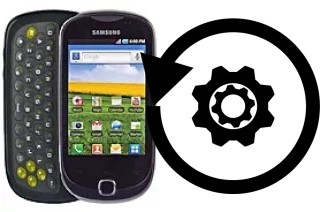 Zurücksetzen oder reset a Samsung Galaxy Q T589R