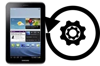 Zurücksetzen oder reset a Samsung Galaxy Tab 2 7.0 P3100