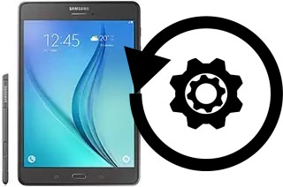 Zurücksetzen oder reset a Samsung Galaxy Tab A 8.0 & S Pen (2015)