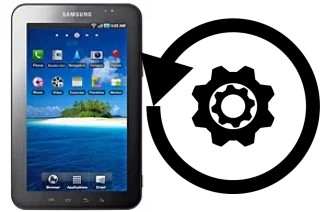 Zurücksetzen oder reset a Samsung P1000 Galaxy Tab