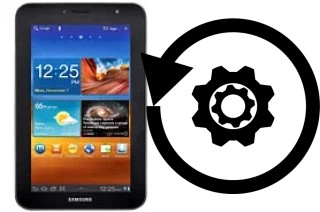 Zurücksetzen oder reset a Samsung P6210 Galaxy Tab 7.0 Plus