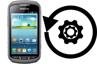 Zurücksetzen oder reset a Samsung S7710 Galaxy Xcover 2