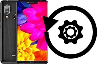 Zurücksetzen oder reset a Sharp Aquos D10