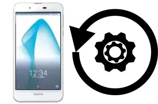 Zurücksetzen oder reset a Sharp Aquos L