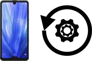 Zurücksetzen oder reset a Sharp Aquos R3