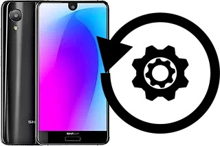 Zurücksetzen oder reset a Sharp Aquos S3 mini