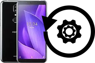 Zurücksetzen oder reset a Sharp Aquos V