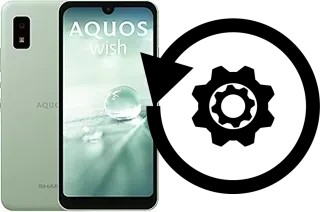 Zurücksetzen oder reset a Sharp Aquos wish