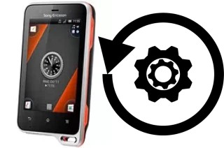 Zurücksetzen oder reset a Sony Ericsson Xperia active