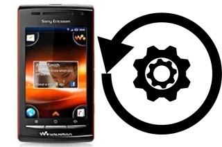 Zurücksetzen oder reset a Sony Ericsson W8