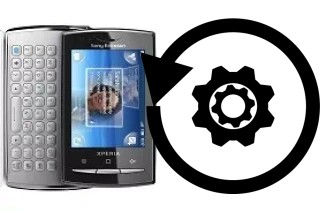 Zurücksetzen oder reset a Sony Ericsson Xperia X10 mini pro