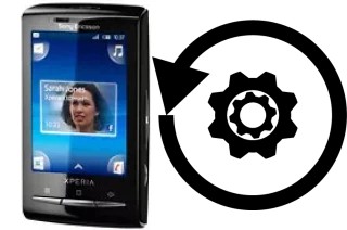 Zurücksetzen oder reset a Sony Ericsson Xperia X10 mini