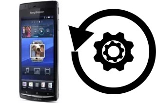 Zurücksetzen oder reset a Sony Ericsson Xperia Arc