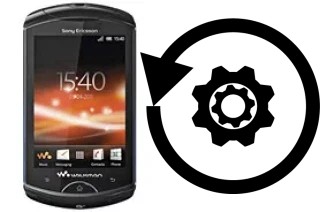 Zurücksetzen oder reset a Sony Ericsson WT18i