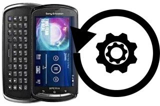 Zurücksetzen oder reset a Sony Ericsson Xperia pro