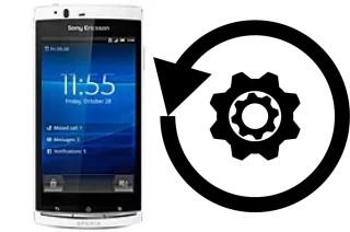 Zurücksetzen oder reset a Sony Ericsson Xperia Arc S