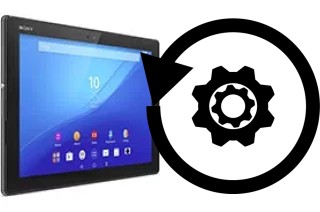 Zurücksetzen oder reset a Sony Xperia Z4 Tablet WiFi