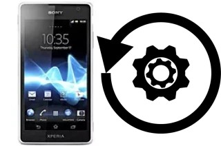 Zurücksetzen oder reset a Sony Xperia GX SO-04D