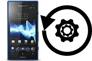 Zurücksetzen oder reset a Sony Xperia acro HD SO-03D