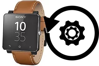 Zurücksetzen oder reset a Sony SmartWatch 2 SW2