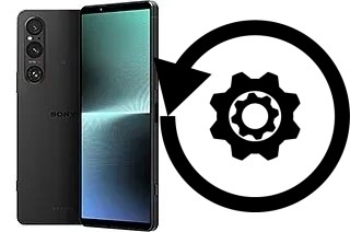 Zurücksetzen oder reset a Sony Xperia 1 V