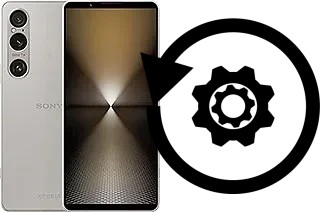 Zurücksetzen oder reset a Sony Xperia 1 VI