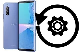 Zurücksetzen oder reset a Sony Xperia 10 III