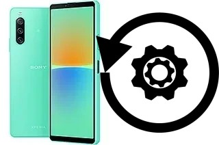 Zurücksetzen oder reset a Sony Xperia 10 IV