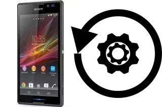 Zurücksetzen oder reset a Sony Xperia C