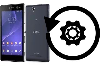 Zurücksetzen oder reset a Sony Xperia C3