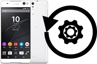 Zurücksetzen oder reset a Sony Xperia C5 Ultra Dual