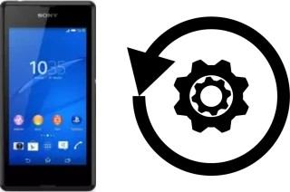 Zurücksetzen oder reset a Sony Xperia E3 4G