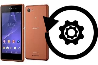 Zurücksetzen oder reset a Sony Xperia E3